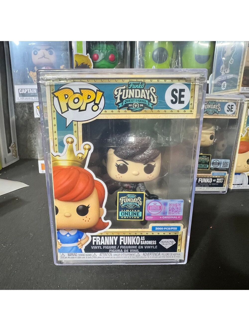 Funko Pop Franny Funko as Baroness G.I. Joe Fundays 2024 Diamond LE 2000 SE